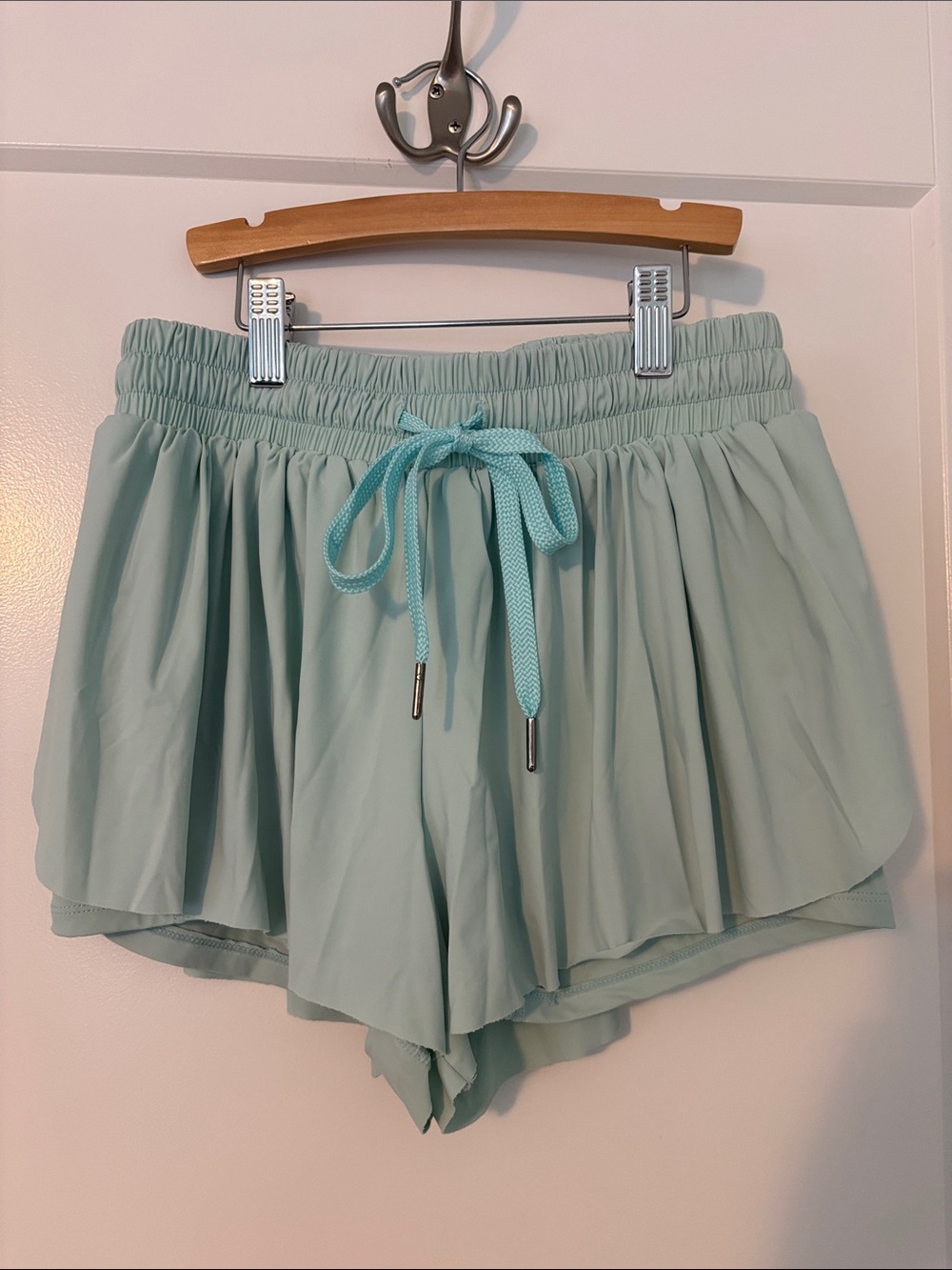 Blaosn Butterfly Shorts, Teal, Size S
